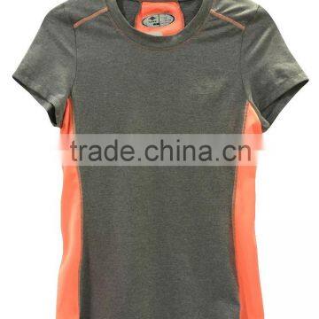 Santic woman custom running wear OEM service running short sleeve shirt