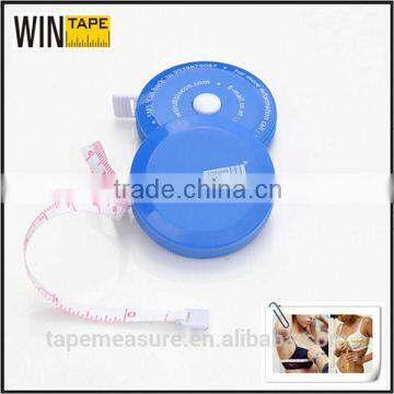 100cm/150cm tailoring body promotional tape measurement blue hot items with Company Logo or Name