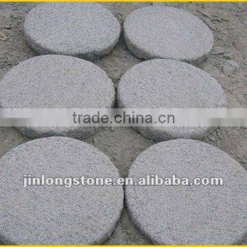 round garden outdoor stone tile granite paver