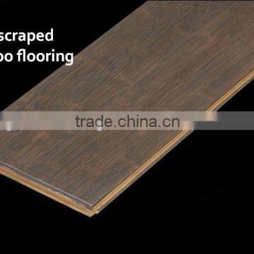 tiger strand woven bamboo flooring hand-scraped bamboo flooring