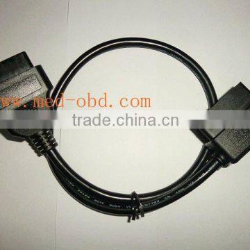 OBD2 Cable 90 degree Male to Female Cable J1962m to J1962F 60cm long