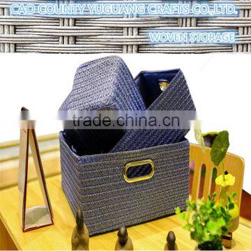 Home Decorate PP Straw Storage Basket