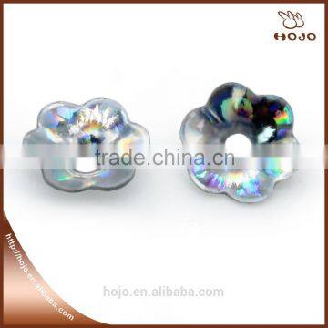 Wholesale PVC sequins Laser bright flake flower shape