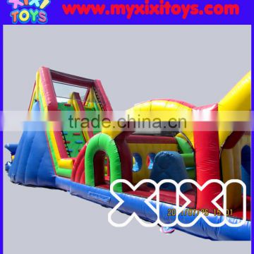 AOSL-008 xixi toys giant amusement park inflatable obstacle course