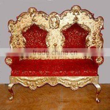 wedding sofa, wedding gold sofa