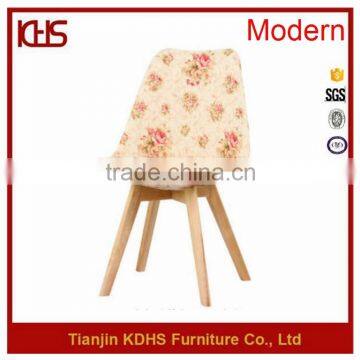 Factory Direct Sale New Fabric With Pattern Wooden Leisure Chair For Sale