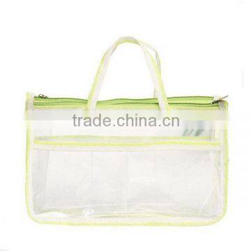 Travel Cosmetic Bag PVC Clear Handbag Organizer Bag photo-3
