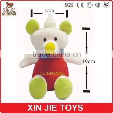 Cute Elephant Baby Bottle Sleeve Customize Plush Cute Elephant Milk Bottle Sleeve Baby Pacifier Toys photo-2