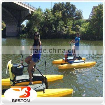 china manufacturer fiberglass water bike pedal boats for sale