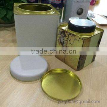 Wholesale Tin cans container metal copper tea tins 400g tin can price