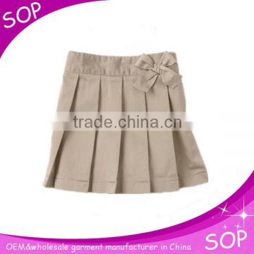 Girls ruffled skirt international school uniform