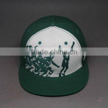 100% ACRYLIC EMBROIDERY FLAT BRIM HATS