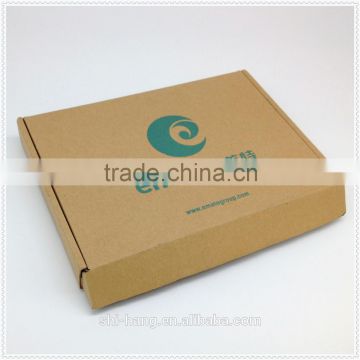 Color printed pizza box shape corrugated mailer box packaging