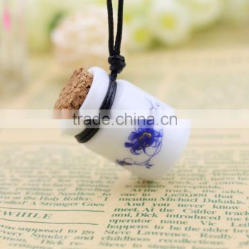 white china antique perfume bottle pendant, arabian perfume bottle