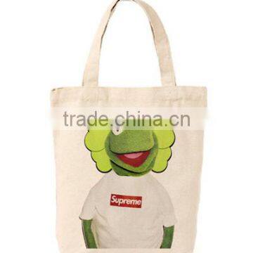 Durable canvas tote bag with top quality in shopping bag