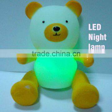 CE animal bear led night lamp