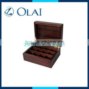 unfinished wooden box for tea,tea packaging box