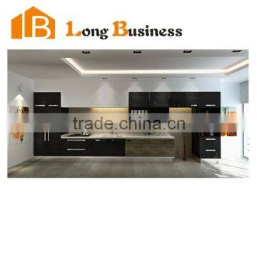 LB-JL1093 Afirican Project Individual Galley Modern Melamine Kitchen Cabinets