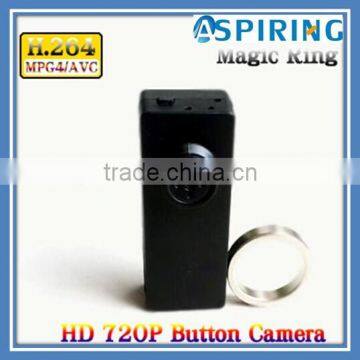 Full HD compact appearance design button hole camera