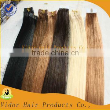 No Shedding Wholesale Remy Brazilian Tape Hair Extension