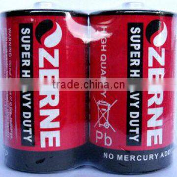 C SIZE R14P dry cell battery bulk packing