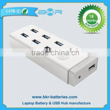 7Port USB 3.0 Charging Hub with Data transfer function (48W Power Adapter)