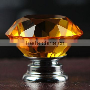 Amber new design crystal cabinet handles