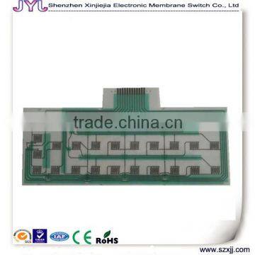 Flexible circuit conductive silver ink printing membrane panel