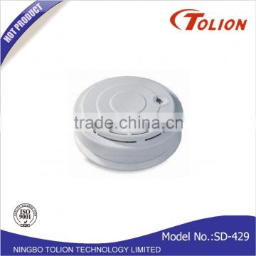 Mini Fire Alarm Smoke Sensor with Plastic Cover , Europe Smoke Detector