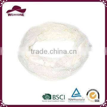 China Wholesale Snood, White Stock Snood for Ladies photo-2