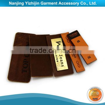 New Design Leather Labels Made By Garment Label Machine