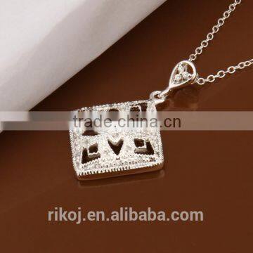 Symbol of freedom 925 sterling silver india style bohemia necklace