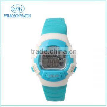 Multifunction Children Cheap Orange Wristwatch