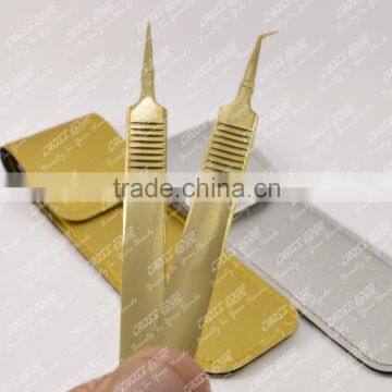 Gold Plated Eyelash Extension Tweezer photo-4