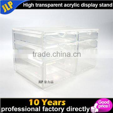 Acrylic cosmetic makeup storage case