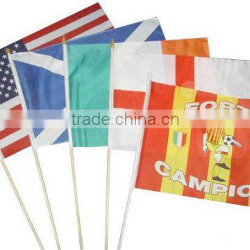 bob trading Polyester Hand flag directory hand flag for tour