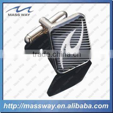 Custom Brass Soft Enamel Men Metal Cufflinks Parts photo-2