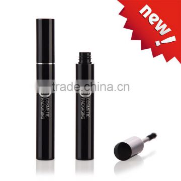 Black round aluminium cosmetic mascara packaging tubes manufacturer