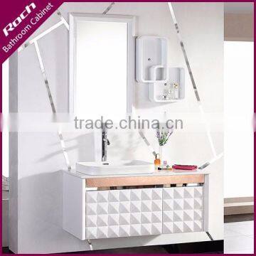 ROCH 8002 Top Seller Wood Bathroom Vanity Europe Type With Single Basin