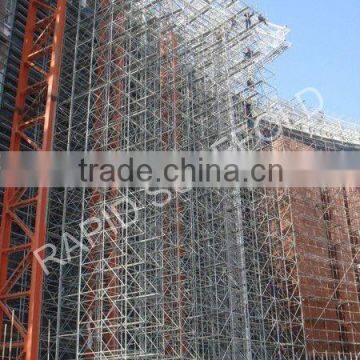 Scaffolding project for high facade scaffolding