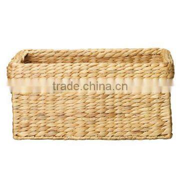 Wicker storage basket