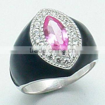 925 Silver Pink Cubic Zirconia Jewelry Sets photo-2