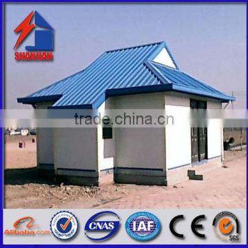 2015 New hot sale light frame one story steel structure villa new design