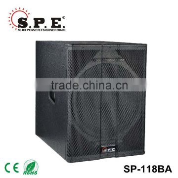 SP-118BA spe audio 18 inch 600W powered subwoofer