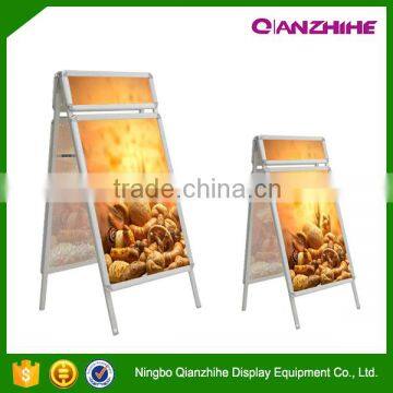 A1 Two Sides A-Board with Header Aluminum Poster Display Stand
