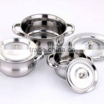 Stainless Steel Cookware 6Pcs Sauce Pot