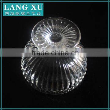 Crystal Footed Clear Cup Glass Ice Cream Bowls photo-4