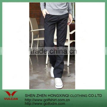 black cotton Casual Men Pants