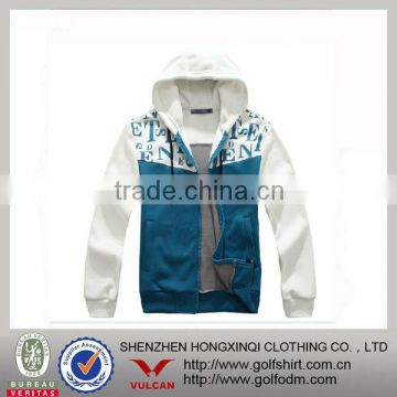 Blend knitting splice printing sweater professional hoodies