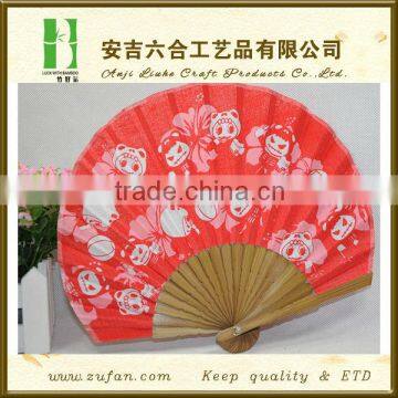 bamboo cloth fan wedding favors